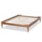 Baxton Studio Laure Ash Walnut Finished Wood Full Size Platform Bed Frame 161-10208 - alternate 9